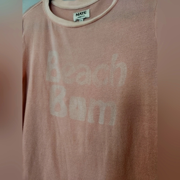 Mate The Label LA Beach Bum Crewneck Lightweight Sweater Small/Medium - Picture 5 of 5